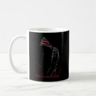 Mystery Speaks Softly | Raven Typography | Gothic Coffee Mug