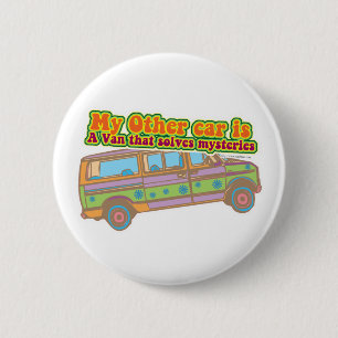 Mystery Van 6 Cm Round Badge