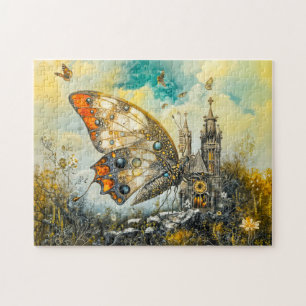 Mystic altar butterfly jigsaw puzzle