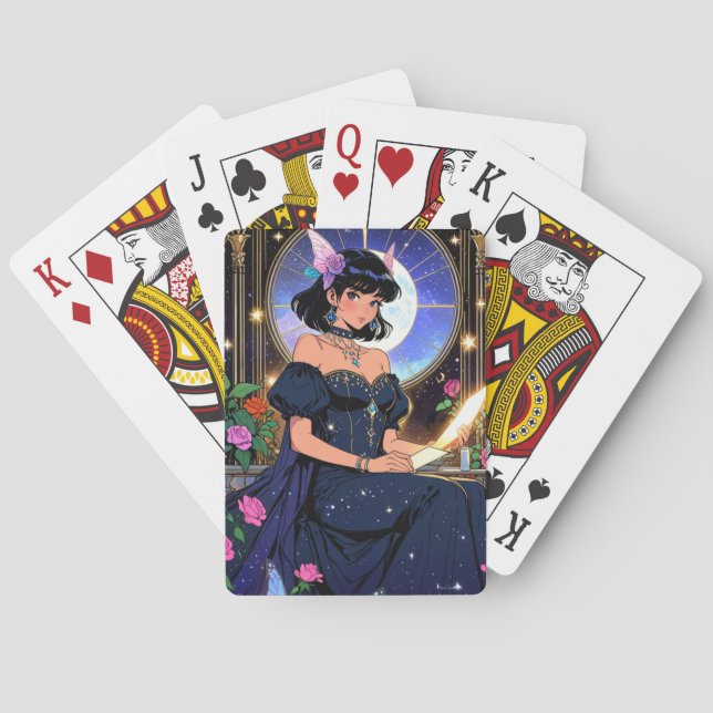 Mystic Anime Playing Cards (Back)