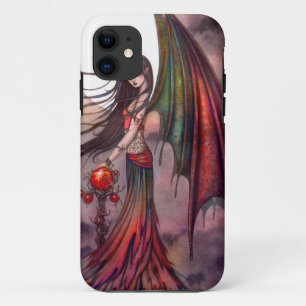 Mystic Autumn Gothic Fairy Vampire Fantasy Art iPhone 11 Case