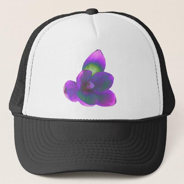 Mystic Beauty Crocus Flower Hat (Front)
