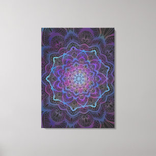 Mystic Bloom Mandala  Canvas Print