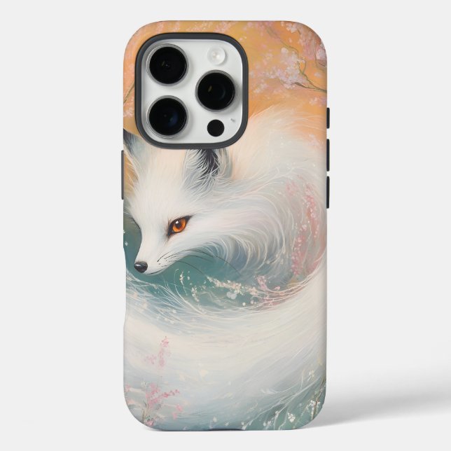 Mystic Bloom Spring Fox Watercolor Case-Mate iPhone Case (Back)