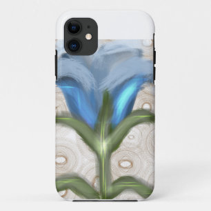 Mystic Blue Bloom - Glowing Flower Case-Mate iPhone Case