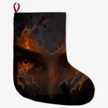 Mystic Burning Eye Dark Fantasy Gothic Christmas S