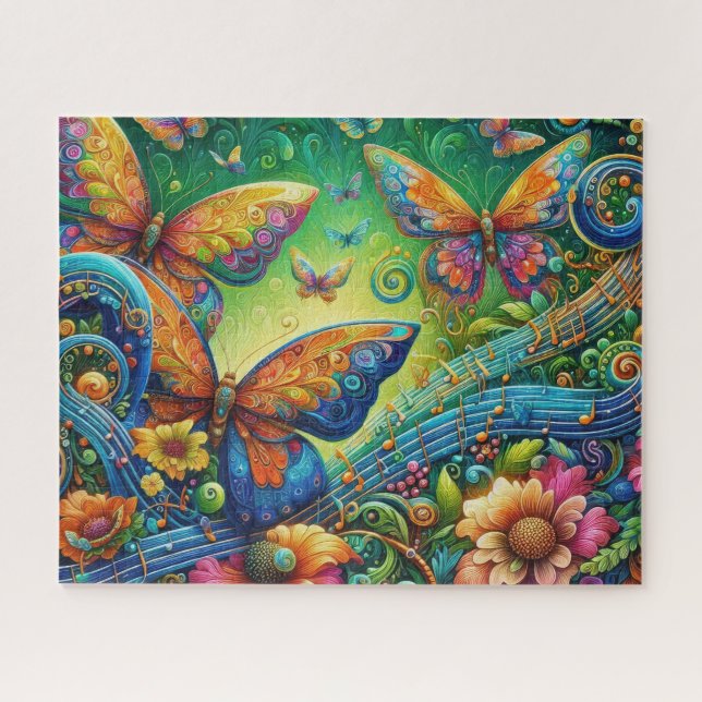 Mystic Butterflies Puzzle (Horizontal)