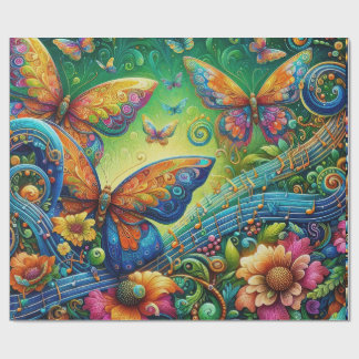 Mystic Butterflies Wrapping Paper