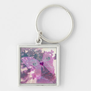 Mystic Butterfly Key Ring
