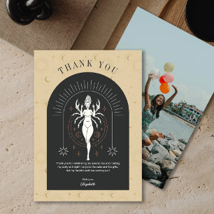 Mystic Cancer Zodiac Arch Thank You Card