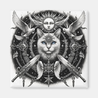 "Mystic Cat" Magnet