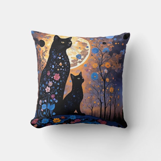 Mystic Cats Cushion (Front)