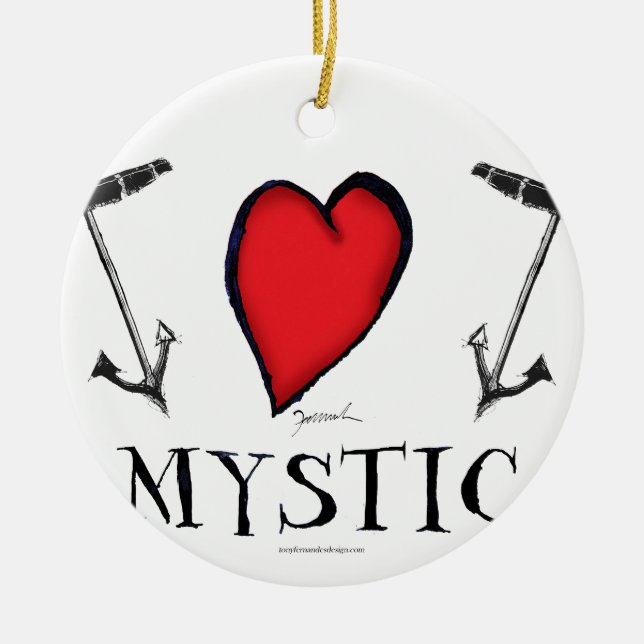 mystic ceramic tree decoration (Front)