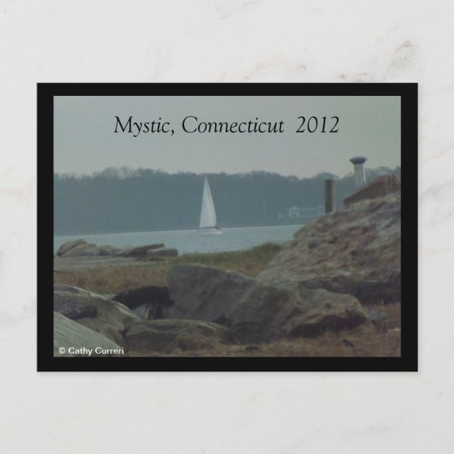 Mystic, Connecticut After Sandy Postcard (Front)