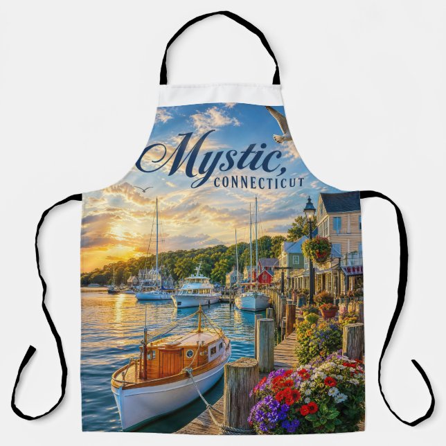 Mystic, Connecticut Harbour  Apron (Front)
