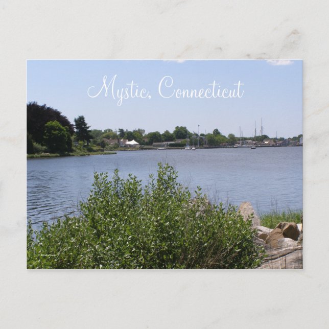 Mystic, Connecticut Postcard (Front)