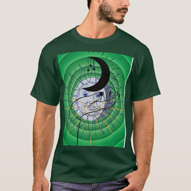 MYSTIC CRESCENT MOON T-Shirt (Front)