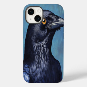 Mystic Crow iPhone Case – Fantasy Animal Art, Dark
