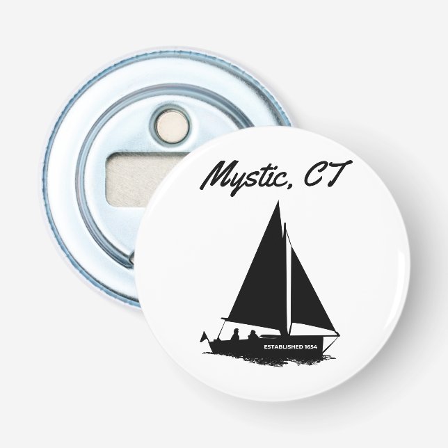 Mystic CT Bottle Opener (Front)