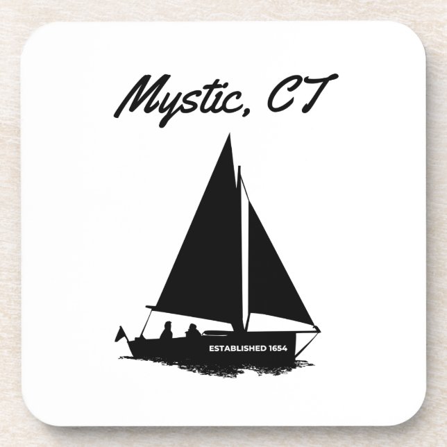 Mystic CT Coaster (Front)