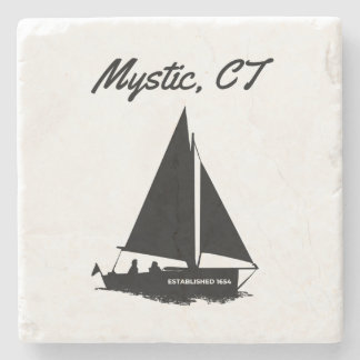 Mystic CT Stone Coaster