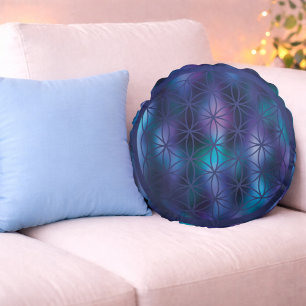 Mystic Depth – Colour of Heart Round Cushion