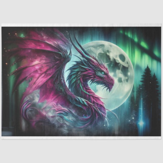 Mystic Dragon Tissue Paper (Front)