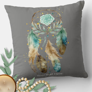 Mystic Dreamcatcher Spiritual Metaphysical Yoga Cushion