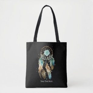 Mystic Dreamcatcher Spiritual Metaphysical Yoga Tote Bag