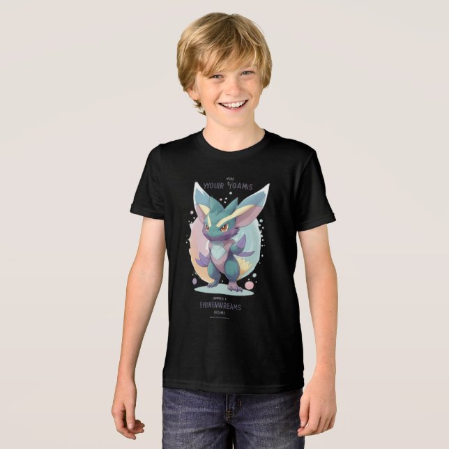 Mystic Eevee Evolution Tri-Blend Shirt (Front Full)