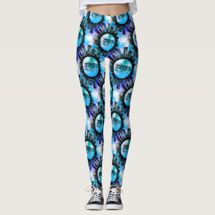 Mystic Elegance in Urban Contemporary Style Leggings