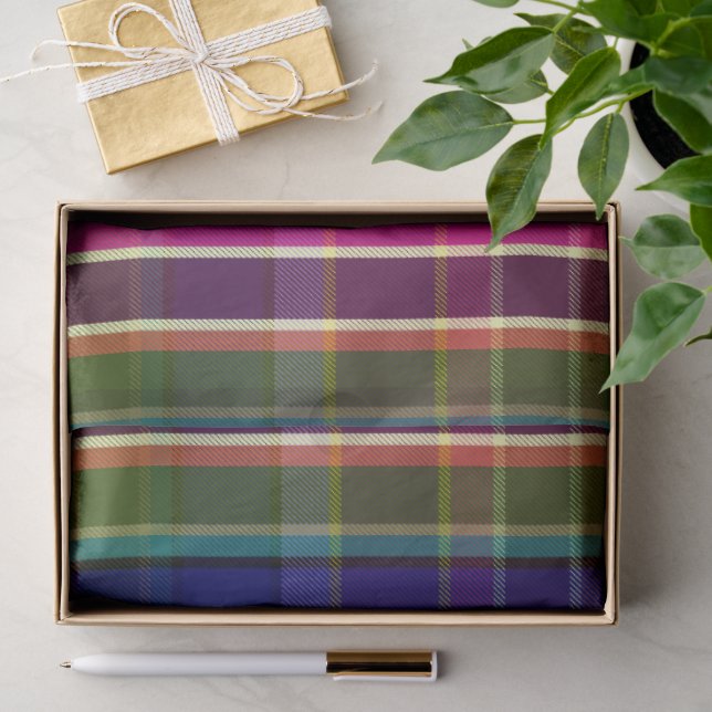Mystic Elements Plaid MM Tissue Paper (Gift)