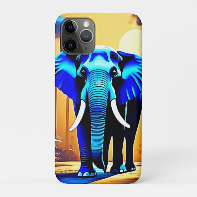 Mystic Elephant: Sunset Forest Journey Case-Mate iPhone Case (Back)