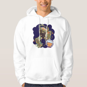 Mystic Elf Maiden, Celestial Gems & Sad Astronaut Hoodie