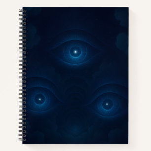 Mystic Energy Eyes Notebook