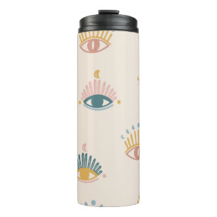 Mystic eyes seamless pattern,mystical background,m thermal tumbler