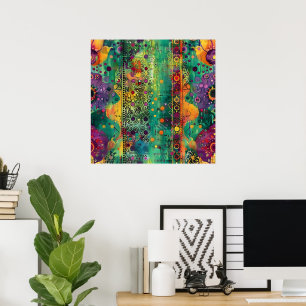 Mystic Flow – Psychedelic Abstract Energy Art Poster