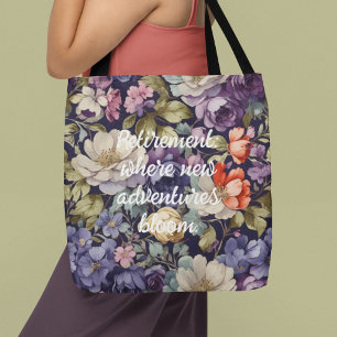 Mystic Flowers Custom Retirement Gifts for Her Mum Tote Bag