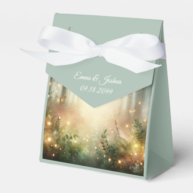 Mystic Forest Meadow Magic Favour Box (Front Side)
