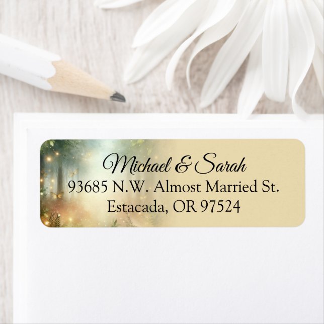Mystic Forest Meadow Magic Honey Return Address (Insitu)