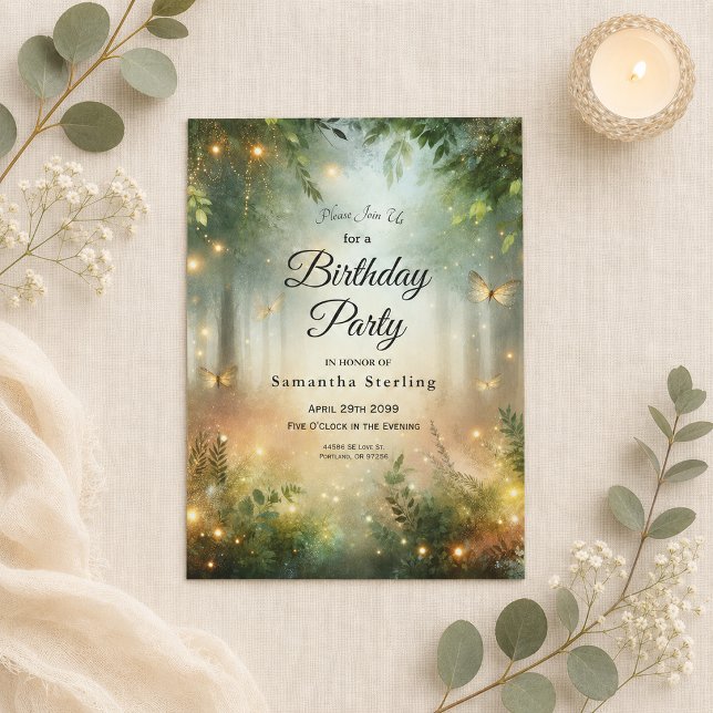 Mystic Forest Meadow Magic Invitation (Creator Uploaded)