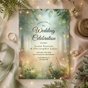 Mystic Forest Meadow Magic Invitation