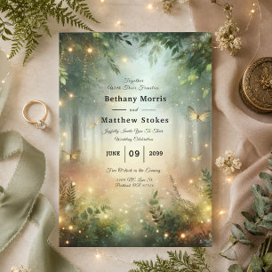 Mystic Forest Meadow Magic Invitation
