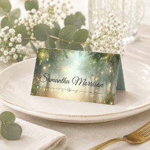 Mystic Forest Meadow Magic Wedding Place Cards