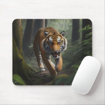Mystic Forest Wildlife Mouse Pad