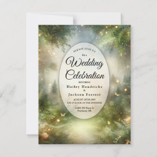 Mystic Forrest Meadow Magic Invitation