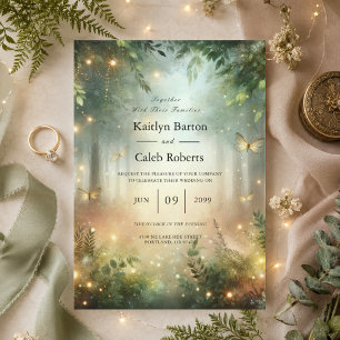 Mystic Forrest Meadow Magic Invitation
