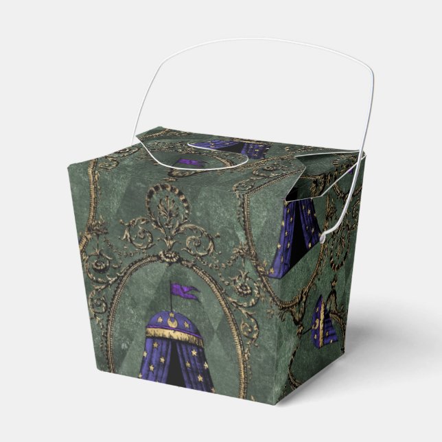 Mystic Fortune Teller Circus Party Favour Box (Front Side)