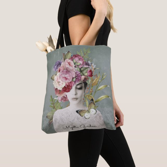 Mystic Garden, Customisable Statement Bag (Close Up)