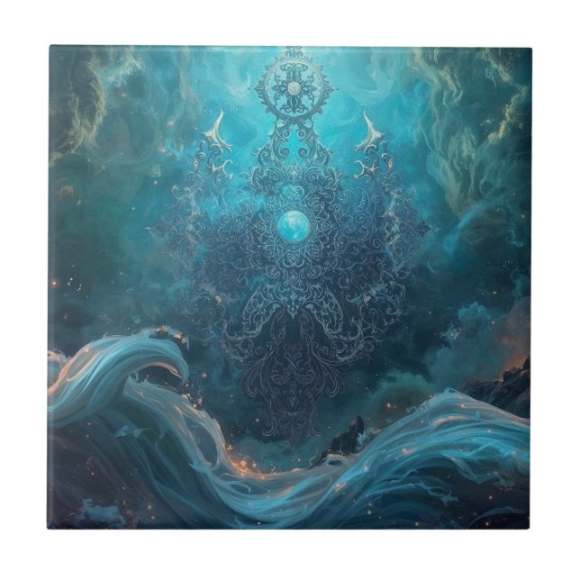 Mystic Geometry of the North Sea Tile (Front)